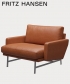 Lissoni lounge chair fotel industrialny Fritz Hansen