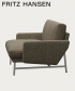Lissoni lounge chair fotel industrialny Fritz Hansen