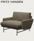 Lissoni lounge chair fotel industrialny Fritz Hansen