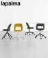Arco Swivel obrotowe krzesło włoskie Lapalma 