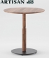 Bistro A drewniany stolik Artisan