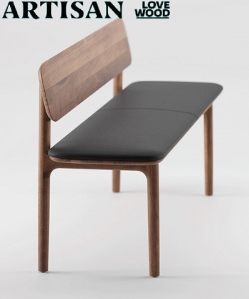 Neva bench soft ławka z oparciem Artisan