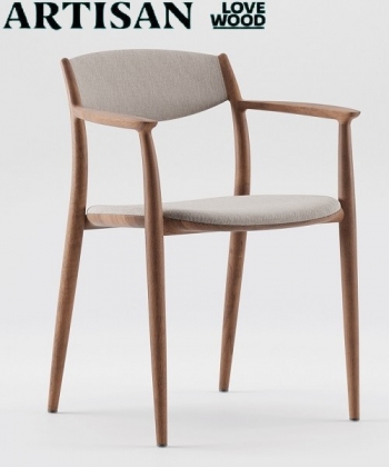 Nila chair soft krzesło z litego drewna Artisan 