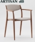 Nila chair soft krzesło z litego drewna Artisan 