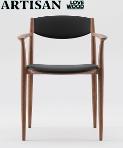 Nila chair soft krzesło z litego drewna Artisan 