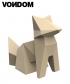 Origami Kitsune & Kokitsune rzeźba ogrodowa Vondom