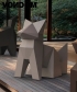 Origami Kitsune & Kokitsune rzeźba ogrodowa Vondom