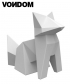 Origami Kitsune & Kokitsune rzeźba ogrodowa Vondom