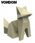 Origami Kitsune & Kokitsune rzeźba ogrodowa Vondom