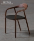 Neva Soft designerskie krzesło drewniane z tapicerowanym siedziskiem | Artisan | Design Spichlerz