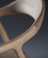 Neva Soft designerskie krzesło drewniane z tapicerowanym siedziskiem | Artisan | Design Spichlerz