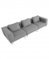 Lotus Single sofa modułowa Softline