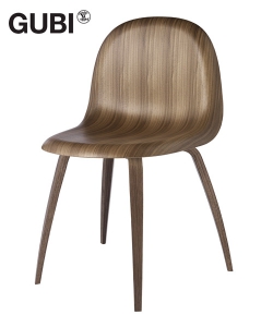 Gubi 3D Chair Wood nowoczesne krzesło skandynawskie Gubi