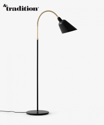 Bellevue AJ7 lampa stojąca mosiądz | design Arne Jacobsen | &tradition