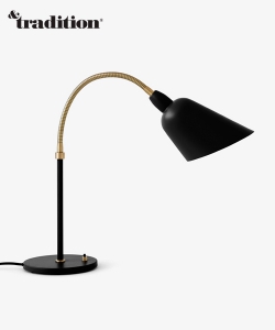 Bellevue AJ8 lampa stołowa czarna | design Arne Jacobsen | &tradition
