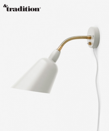 Bellevue AJ9 kinkiet biały | &tradition | design Arne Jacobsen