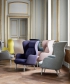 Ro fotel designer selection niebieski | Fritz Hansen | design Jaime Hayon