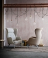 Ro fotel designer selection niebieski | Fritz Hansen | design Jaime Hayon