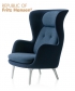 Ro fotel designer selection niebieski | Fritz Hansen | design Jaime Hayon