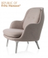 Fri fotel różowy (Sunniva 143) | Fritz Hansen | design Jaime Hayon