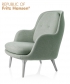 Fri fotel miętowy (Sunniva 132) | Fritz Hansen | design Jaime Hayon