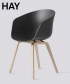 About A Chair AAC22 skandynawskie krzesło białe / dąb | tworzywo drewniane nogi | Hay