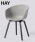 About A Chair AAC22 skandynawskie krzesło białe / dąb | tworzywo drewniane nogi | Hay