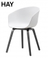 About A Chair AAC22 skandynawskie krzesło białe / dąb | tworzywo drewniane nogi | Hay
