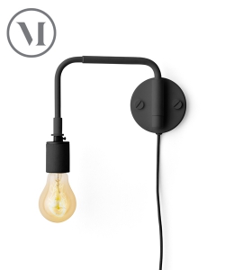 Staple Lamp czarna skandynawski kinkiet w stylu industrialnym | Menu 