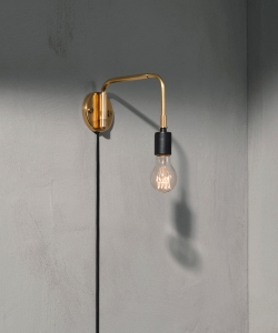 Staple Lamp czarna skandynawski kinkiet w stylu industrialnym | Menu 