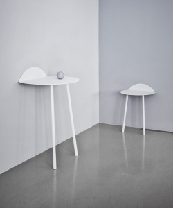Yeh Wall Table Tall biała skandynwawksa konsola | Menu
