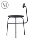 Afteroom Chair 4 czarne krzesło skandynawskie | Menu