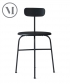 Afteroom Chair 4 czarne krzesło skandynawskie | Menu