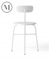 Afteroom Chair 4 czarne krzesło skandynawskie | Menu