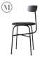Afteroom Chair 4 Soft cognac skandynawie krzesło skórzane | Menu