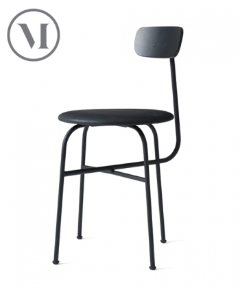 Afteroom Chair 4 Soft cognac skandynawie krzesło skórzane | Menu