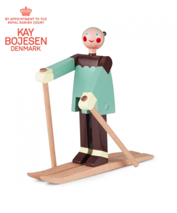 Boje The Skier skandynawska figura drewniana | Kay Bojesen