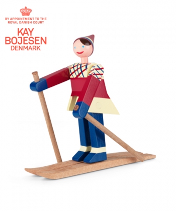 Datti The Skier skandynawska figurka drewniana | Kay Bojesen