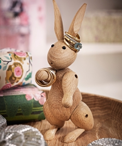 Rabbit skandynawska figurka drewniana | Kay Bojesen