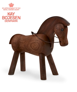 Horse ciemna skandynawska figurka drewniana | Kay Bojesen