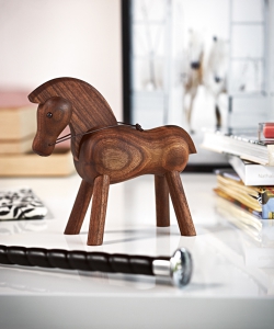 Horse ciemna skandynawska figurka drewniana | Kay Bojesen