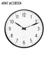 Station skandynawski zegar ścienny Arne Jacobsen
