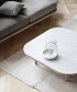 Fly Lounge Table SC4 biały marmur i dąb bielony | &Tradition | design Space Copenhagen
