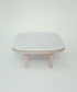 Fly Lounge Table SC4 biały marmur i dąb bielony | &Tradition | design Space Copenhagen