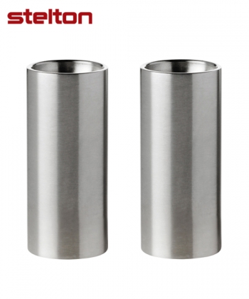 Cylinda Line designerska klasyczna solniczka i pieprzniczka | Stelton | design Arne Jacobsen