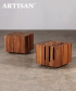 Cubo designerski stolik kawowy drewniany | Artisan | Design Spichlerz