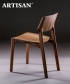 Fin krzesło z siedziskiem drewnianym Artisan 