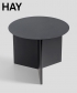 Slit Table Round petrol grey skandynawski stolik kawowy | Hay | Design Spichlerz