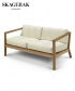 Virkelyst skandynawska sofa ogrodowa Eggshell (ecru) | Skagerak | Design Spichlerz