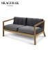 Virkelyst skandynawska sofa ogrodowa Charcoal (grafitowy) | Skagerak | Design Spichlerz